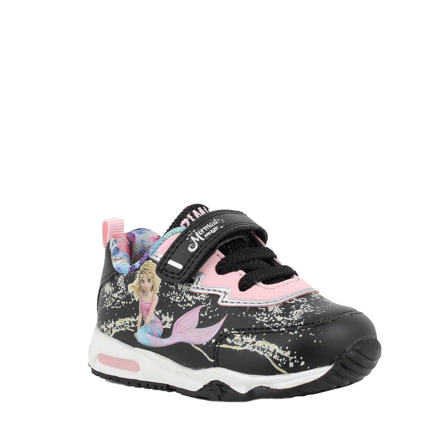 Primigi Sneakers nera Mermaid Magic - chiusura a strappo (con luci) - Primigi