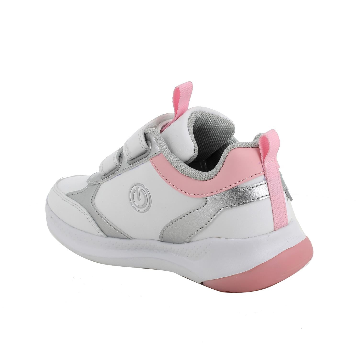 Primigi Sneakers bianca e argento Mermaid Magic - chiusura a strappo (con luci) - Primigi