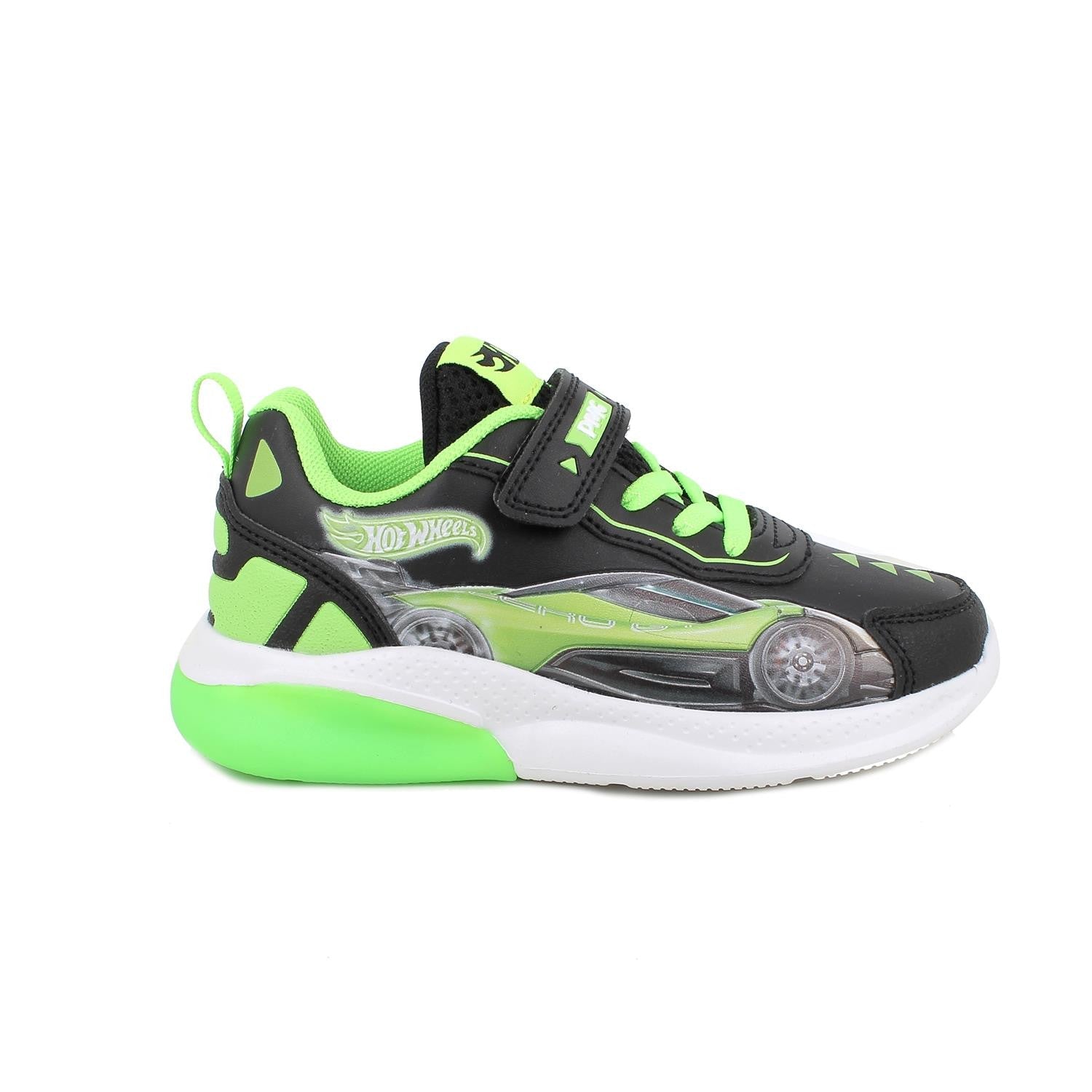Primigi Sneakers verde e nera Hot Wheels - chiusura a strappo - Primigi