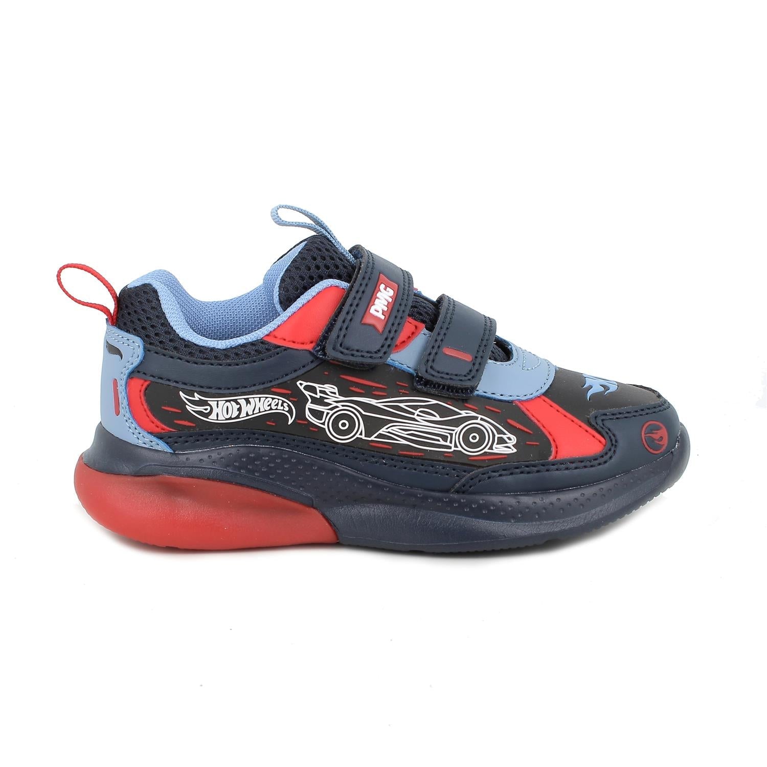 Primigi Sneakers blu Hot Wheels - chiusura a strappo (con luci) - Primigi
