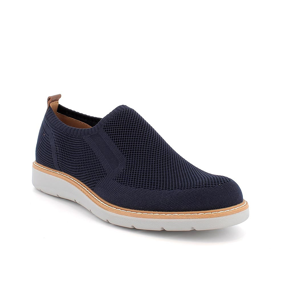 Igi&co Mocassino Slip on calzino elasticizzato da uomo blu - Igi&co