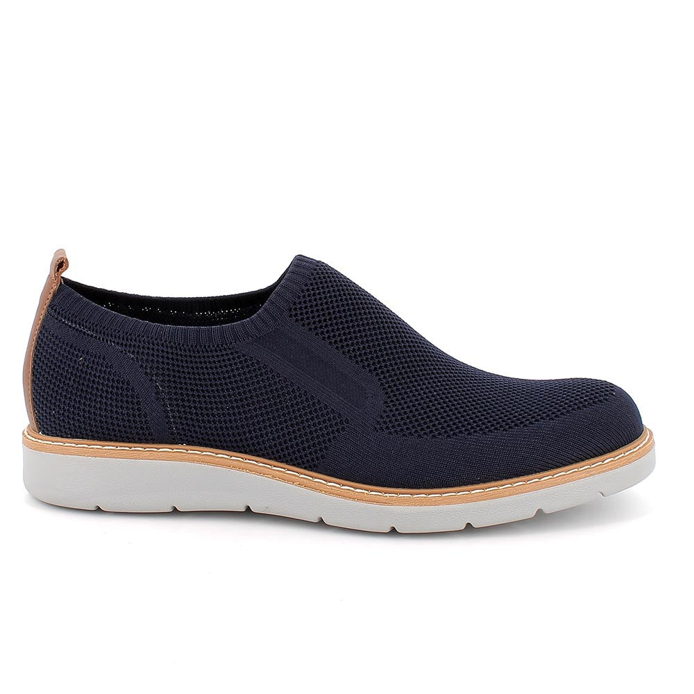 Igi&co Mocassino Slip on calzino elasticizzato da uomo blu - Igi&co