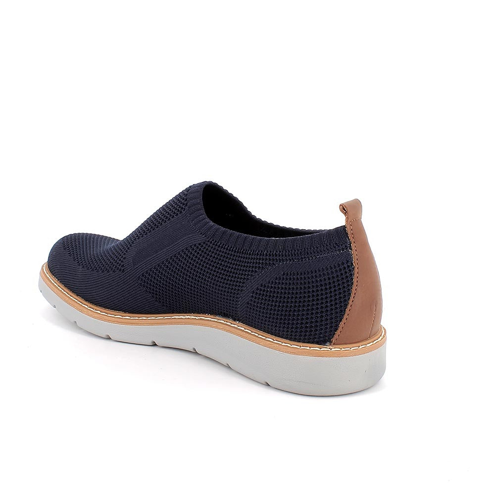 Igi&co Mocassino Slip on calzino elasticizzato da uomo blu - Igi&co