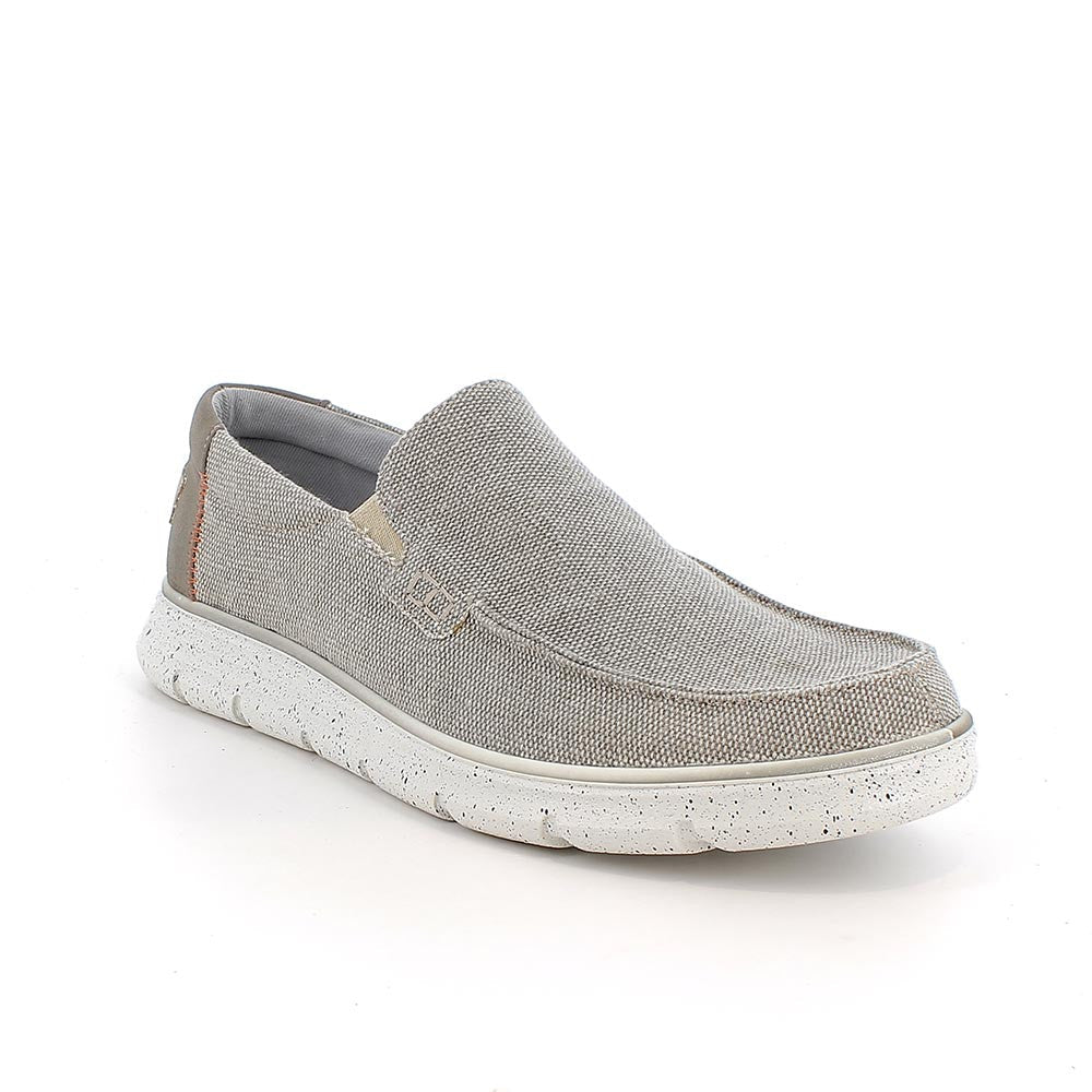 Igi&co Slip on uomo beige/grigio con elastico (memory foam) - Igi&co