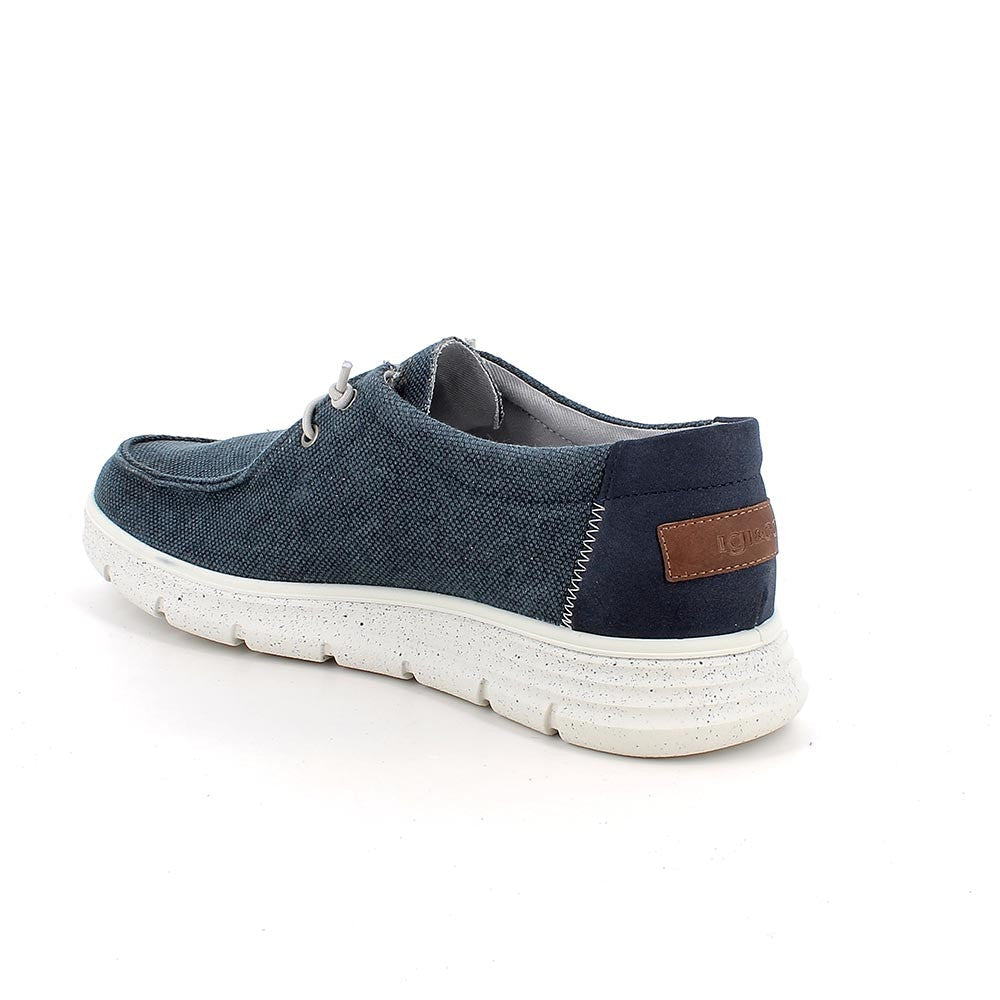 Igi&co Stringata uomo blu con elastico - Igi&co
