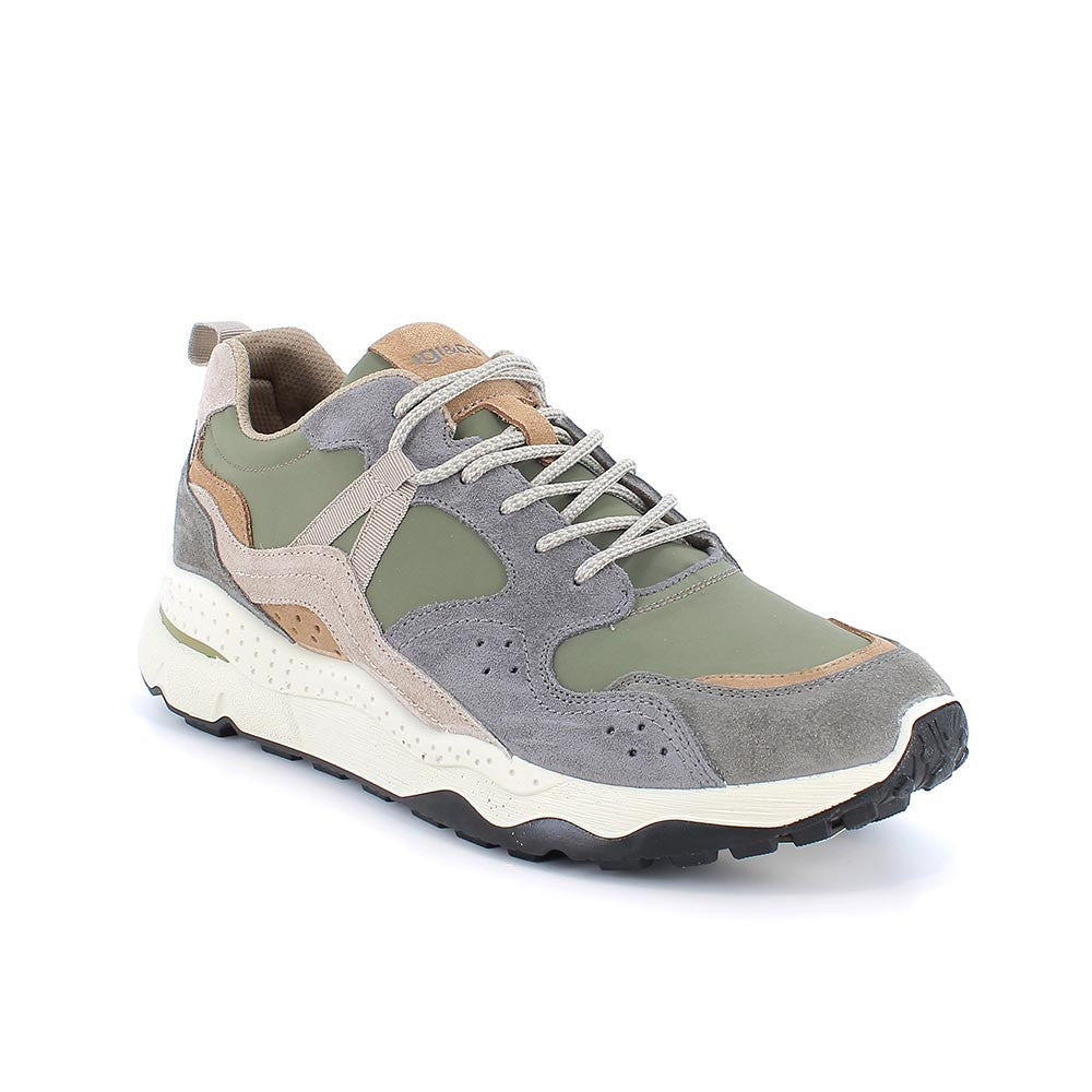 Igi&Co Sneakers con lacci in rete, verde (memory foam) - Igi&co