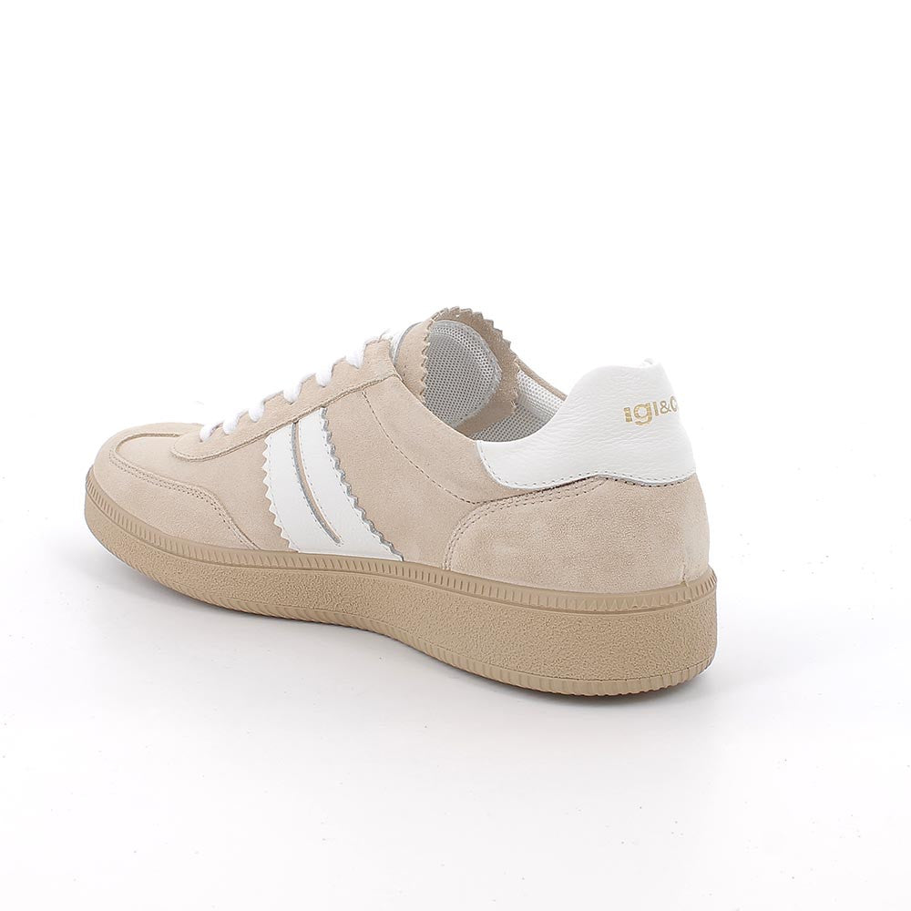 Igi&co Sneakers da donna beige con lacci - Igi&co