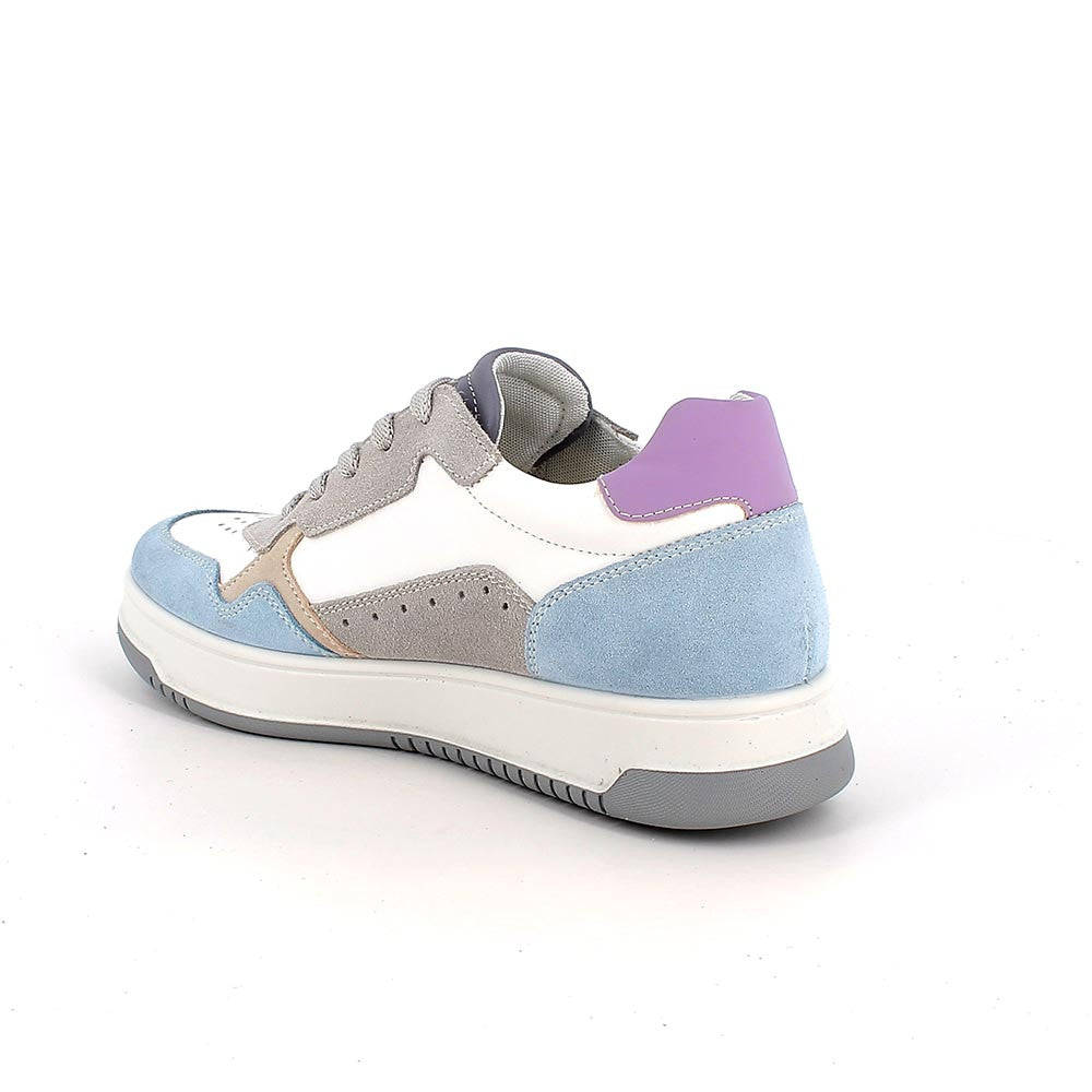 Igi&co Sneakers da donna, bianco grigio celeste rosa - Igi&co
