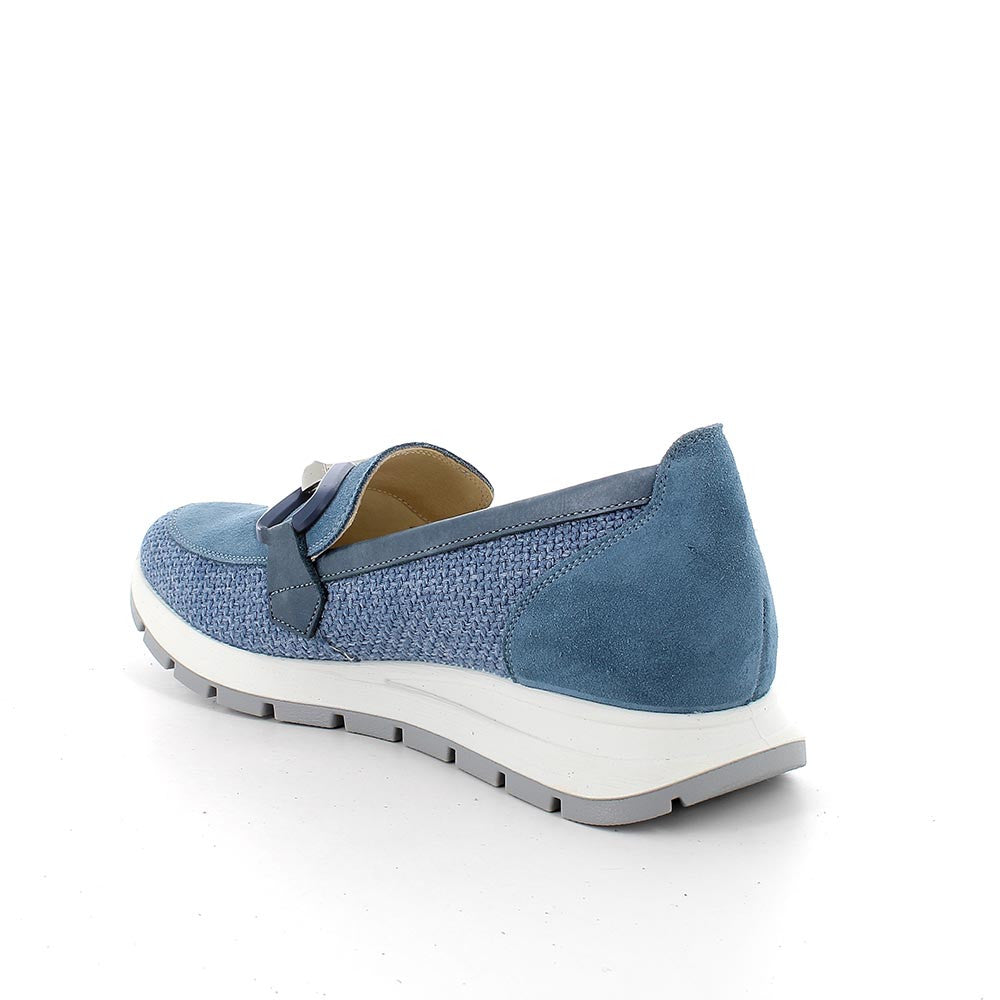 Igi&co Mocassini da donna Slip on, celeste e blu - Igi&co