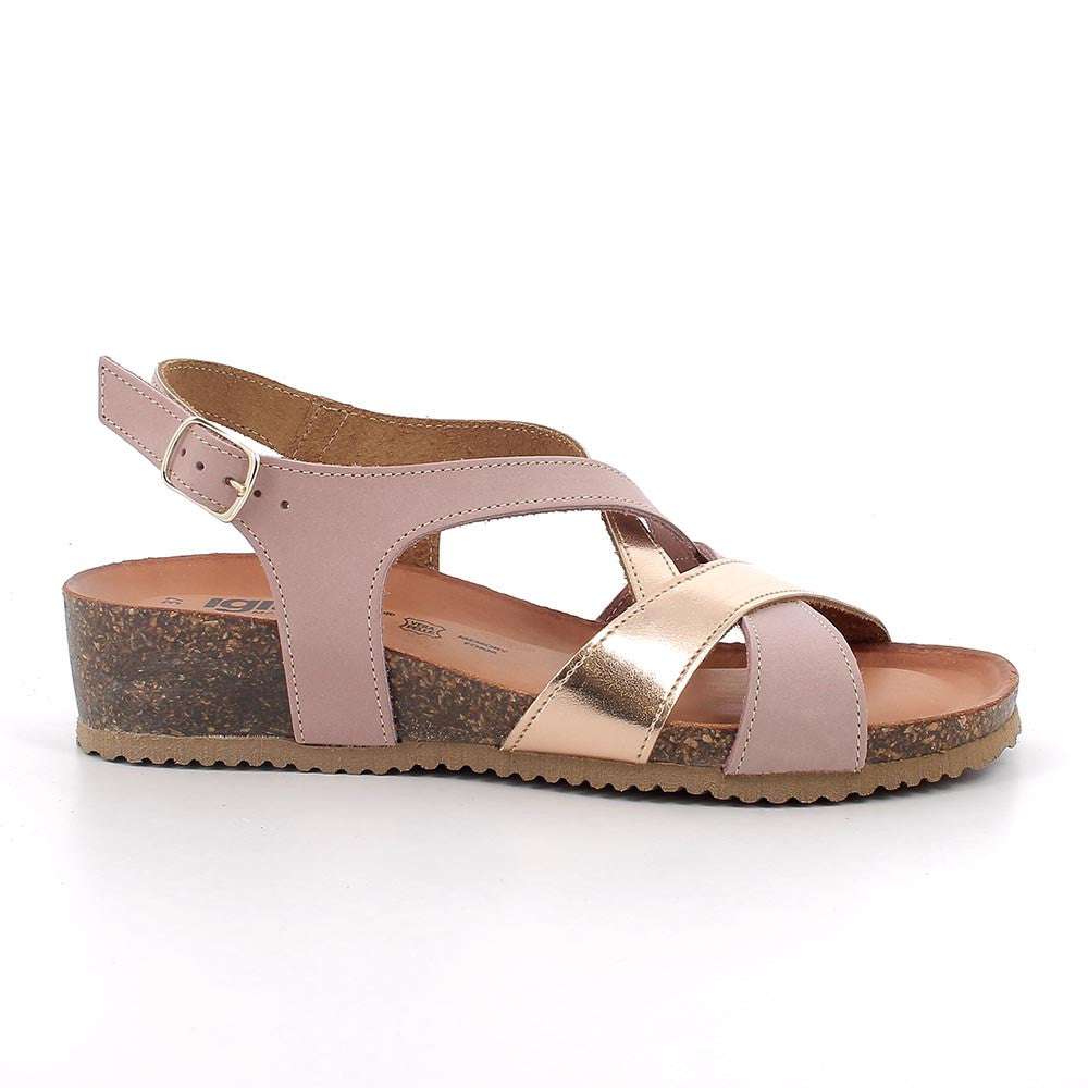 Igi&co Sandalo regolabile con fascette /Rosa (memory foam) - Igi&co