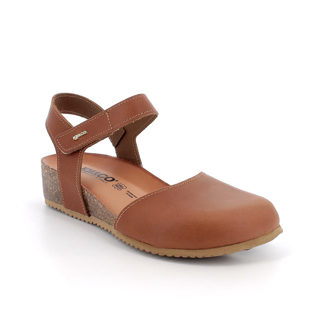 Igi&co Santalo punta chiusa e chiusura a strappo /Marrone (memory foam) - Igi&co