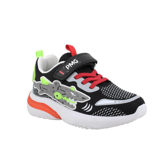 Primigi Sneakers da bambino nero e grigio con strap - Primigi