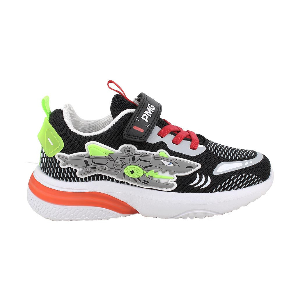 Primigi Sneakers da bambino nero e grigio con strap - Primigi