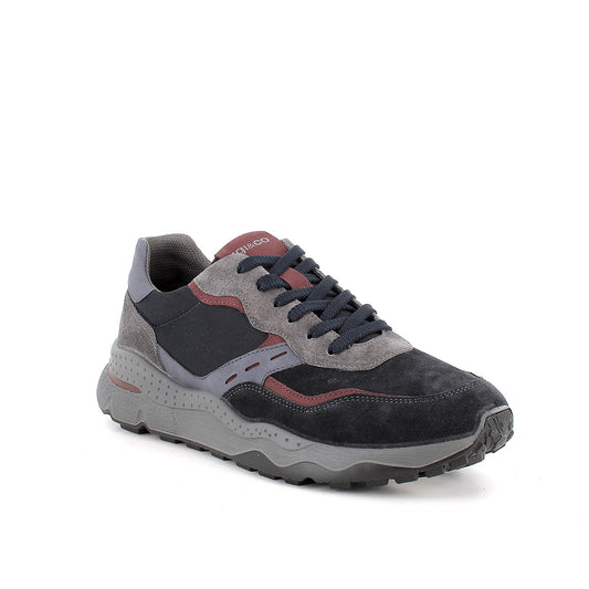 Igi&co Sneakers scamosciata da uomo / Blu e grigio (Memory foam) - Igi&co