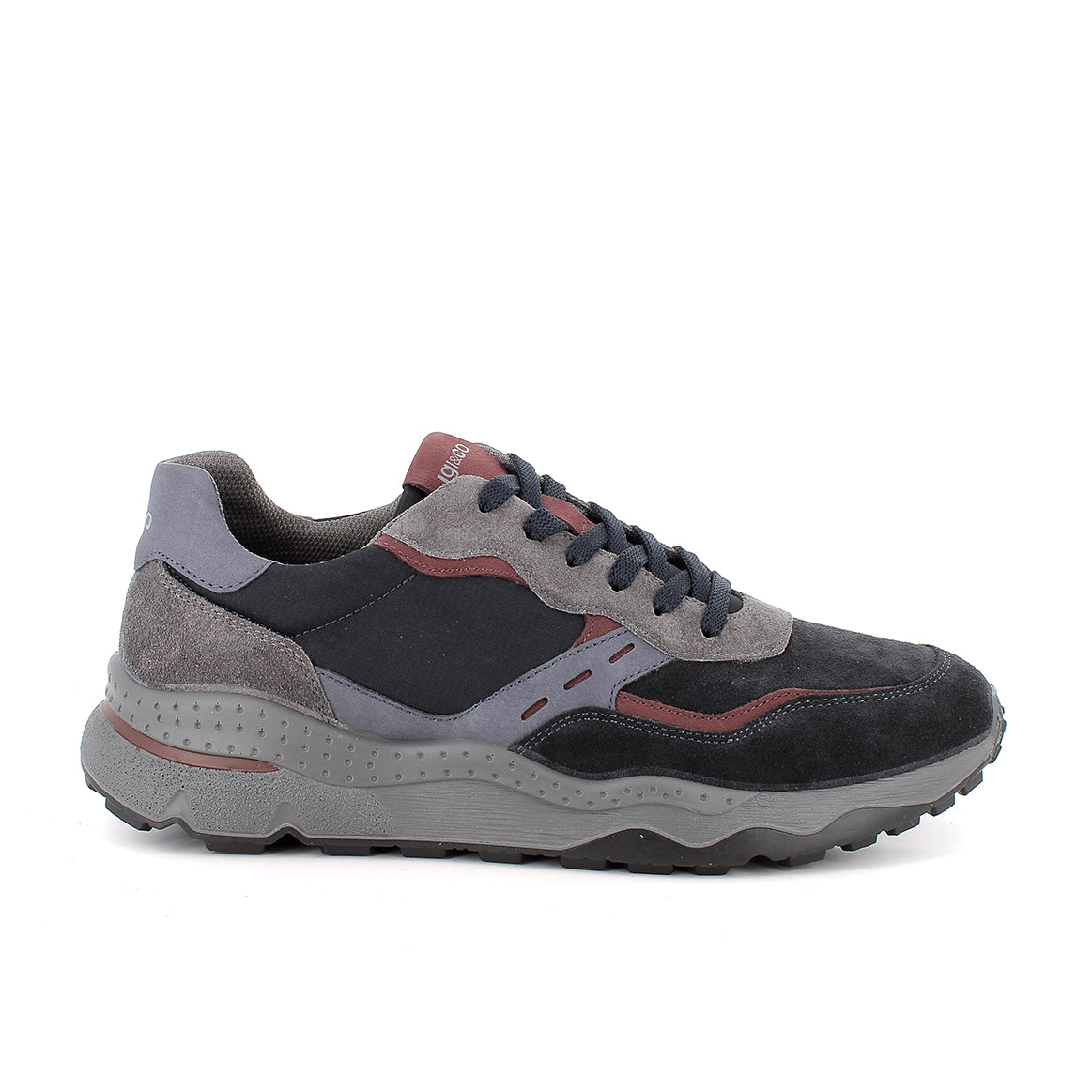 Igi&co Sneakers scamosciata da uomo / Blu e grigio (Memory foam) - Igi&co