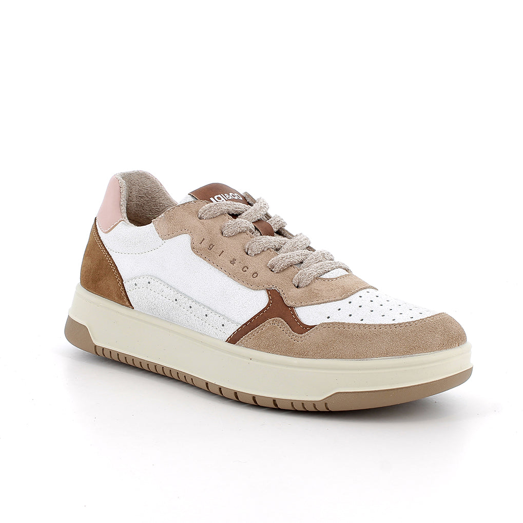 Igi&co Sneakers da donna con lacci /Beige o Rosa - Igi&co