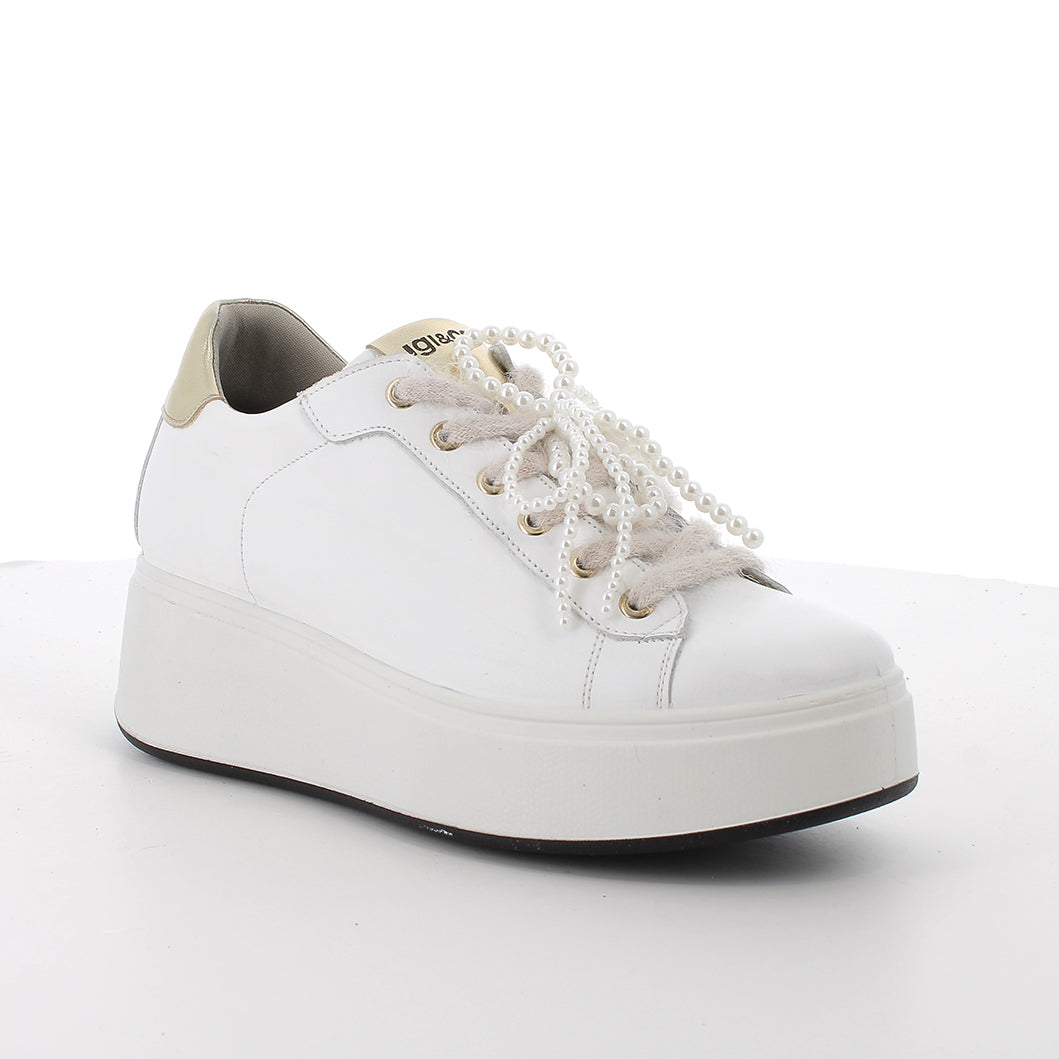 Igi&co Sneakers bianca platform /Bianca - Igi&co