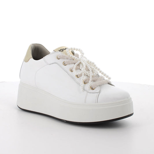 Igi&co Sneakers bianca platform /Bianca - Igi&co