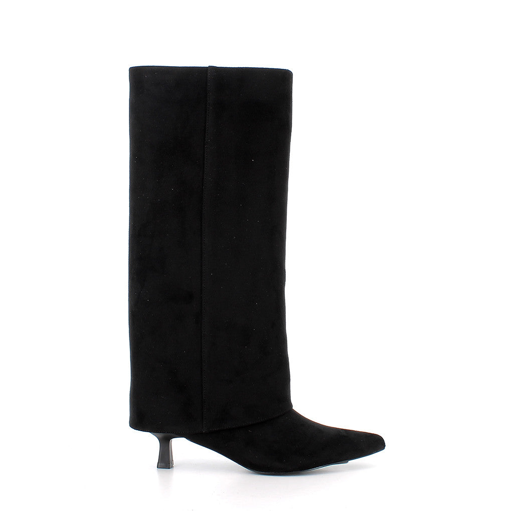 Igi&co Stivale scamosciato con tacco 5cm /Nero - Igi&co