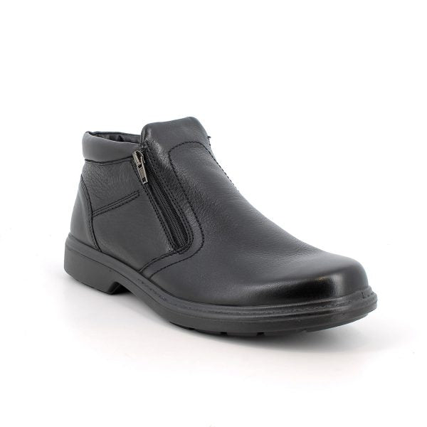 Enval Soft Stivaletto da uomo chiusura zip /Nero - Sebastiano Calzature