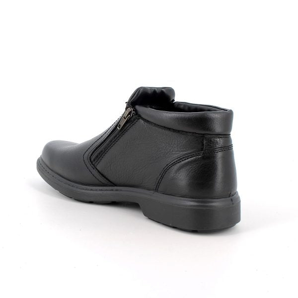 Enval Soft Stivaletto da uomo chiusura zip /Nero - Sebastiano Calzature