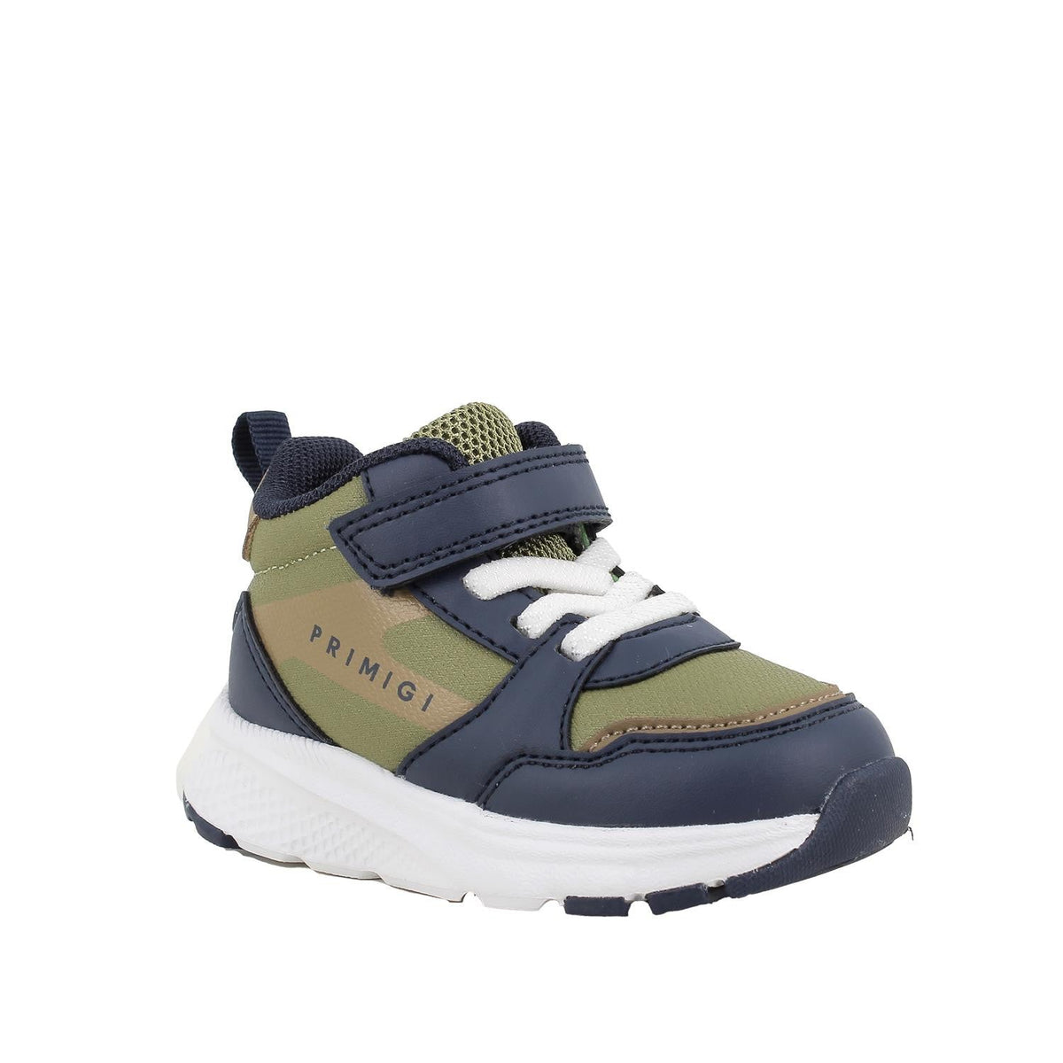 Primigi Sneakers alta con strap - Blu e verde - Primigi