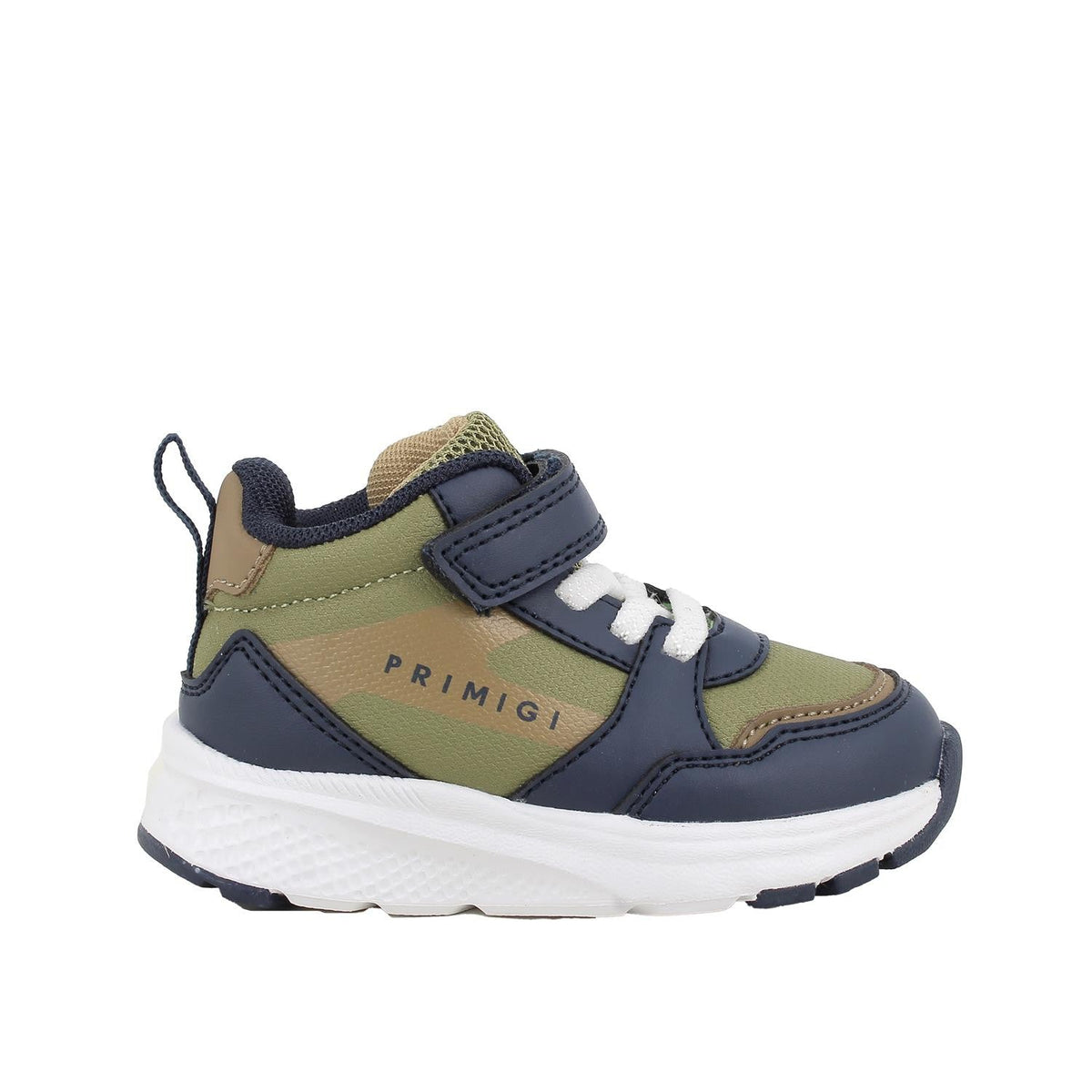 Primigi Sneakers alta con strap - Blu e verde - Primigi