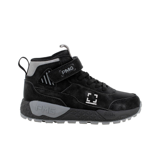 Primigi Sneakers alta da bambino con stra /Nero e grigio - Sebastiano Calzature