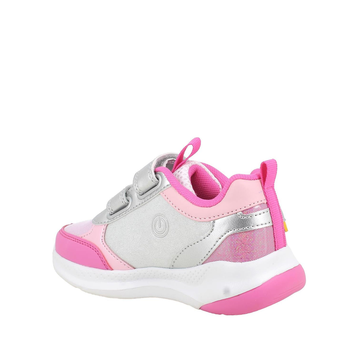 Primigi Sneakers Barbie con strap da bambina - argento e fuxia - Primigi