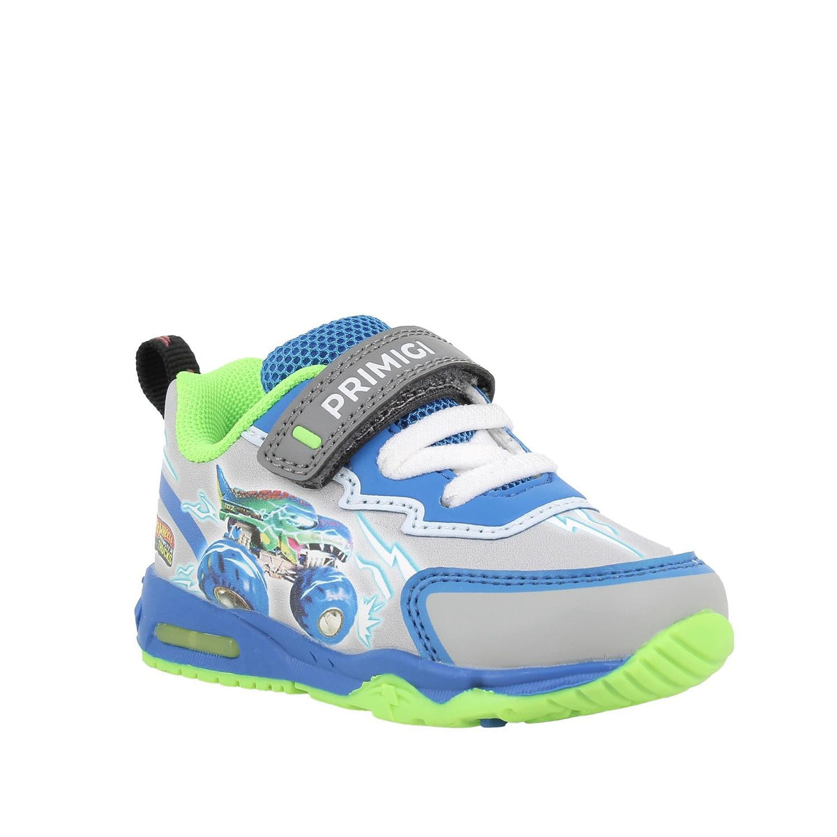 Primigi Sneakers Hot Wheels con strap e luci - Blu e verde - Primigi