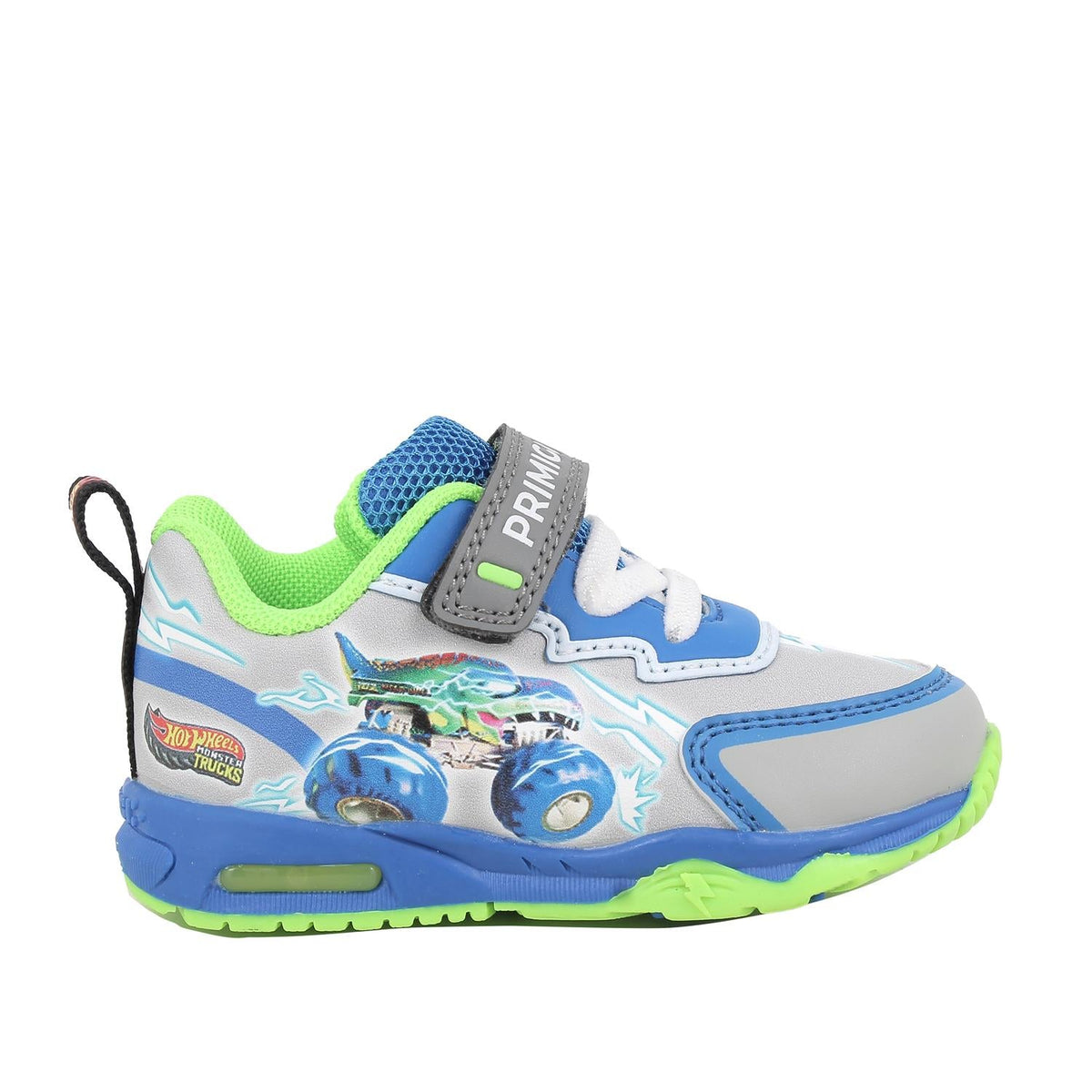 Primigi Sneakers Hot Wheels con strap e luci - Blu e verde - Primigi