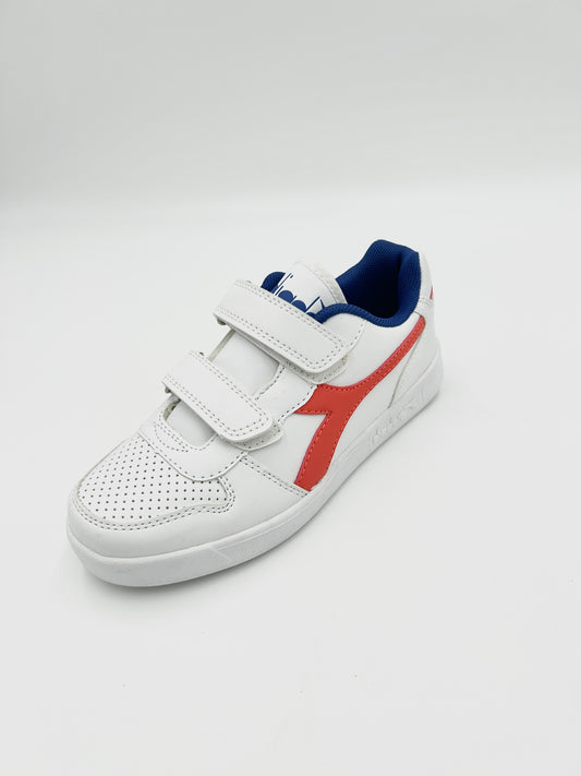 Diadora Sneakers Playground GS white orange blue - Diadora