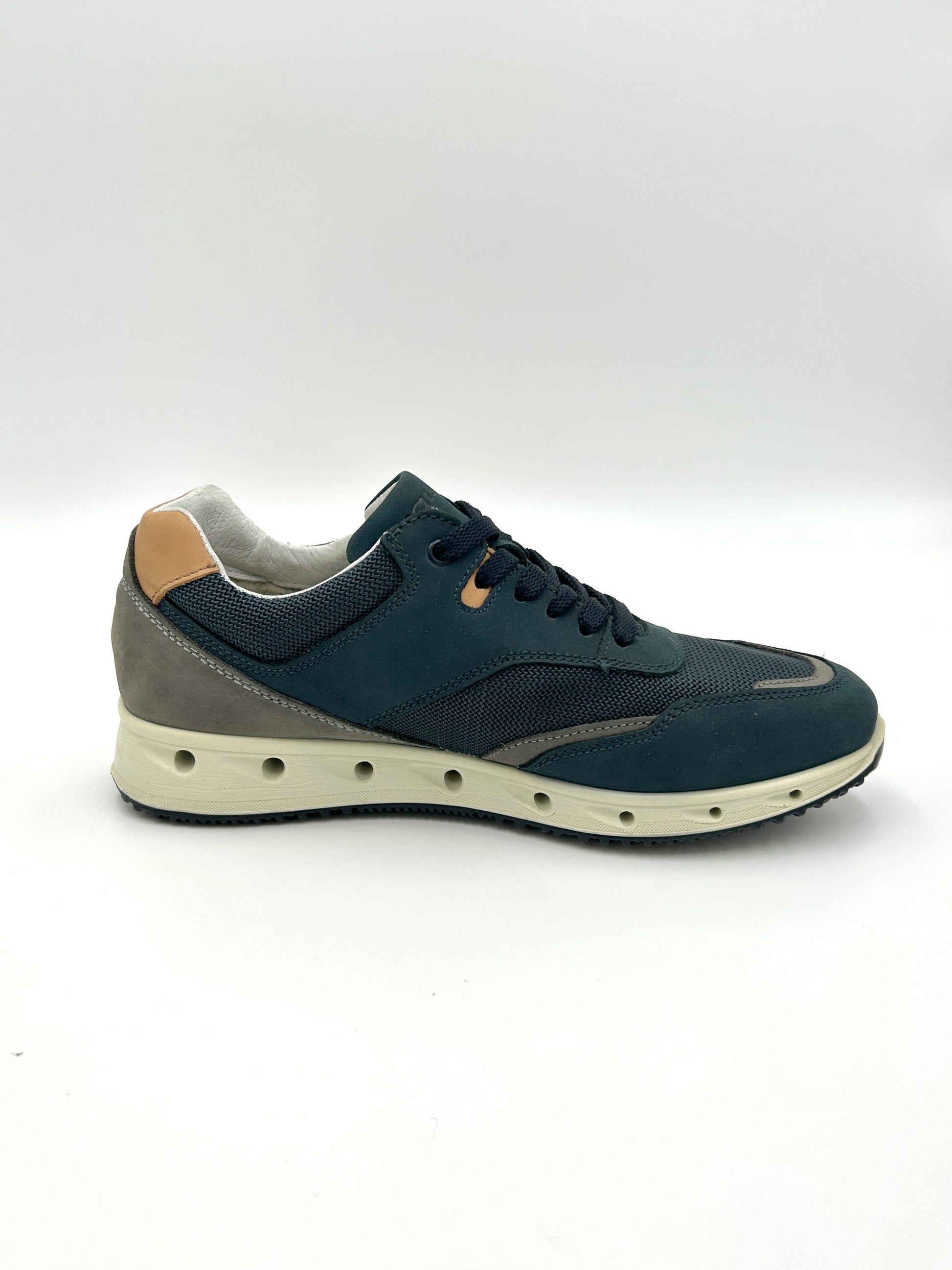 Igi&co Sneakers nabuk - blu e marrone (GORE-TEX) - Igi&co
