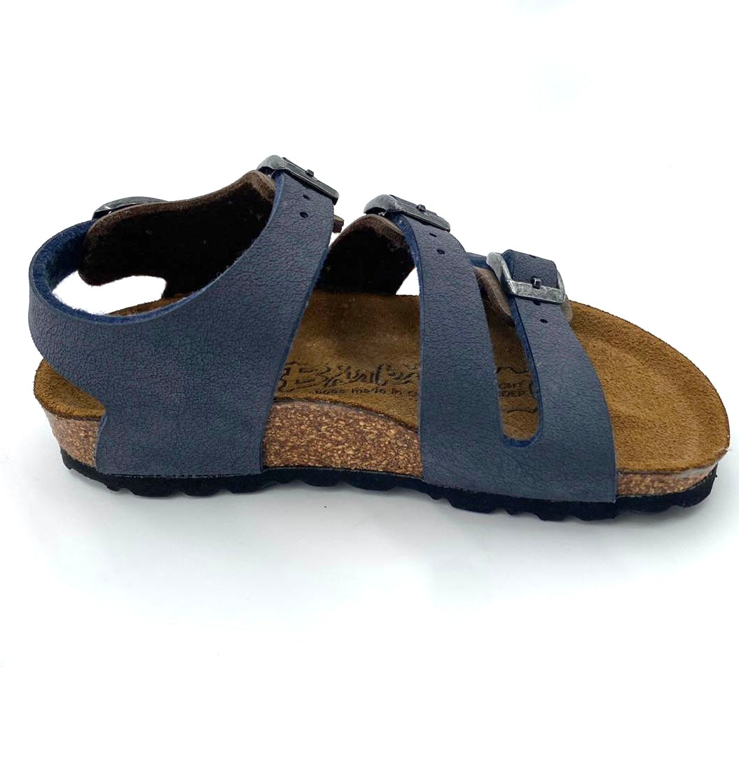 Birkenstock kids Birki’s Ellice 193753 mocha/navy - Birkenstock