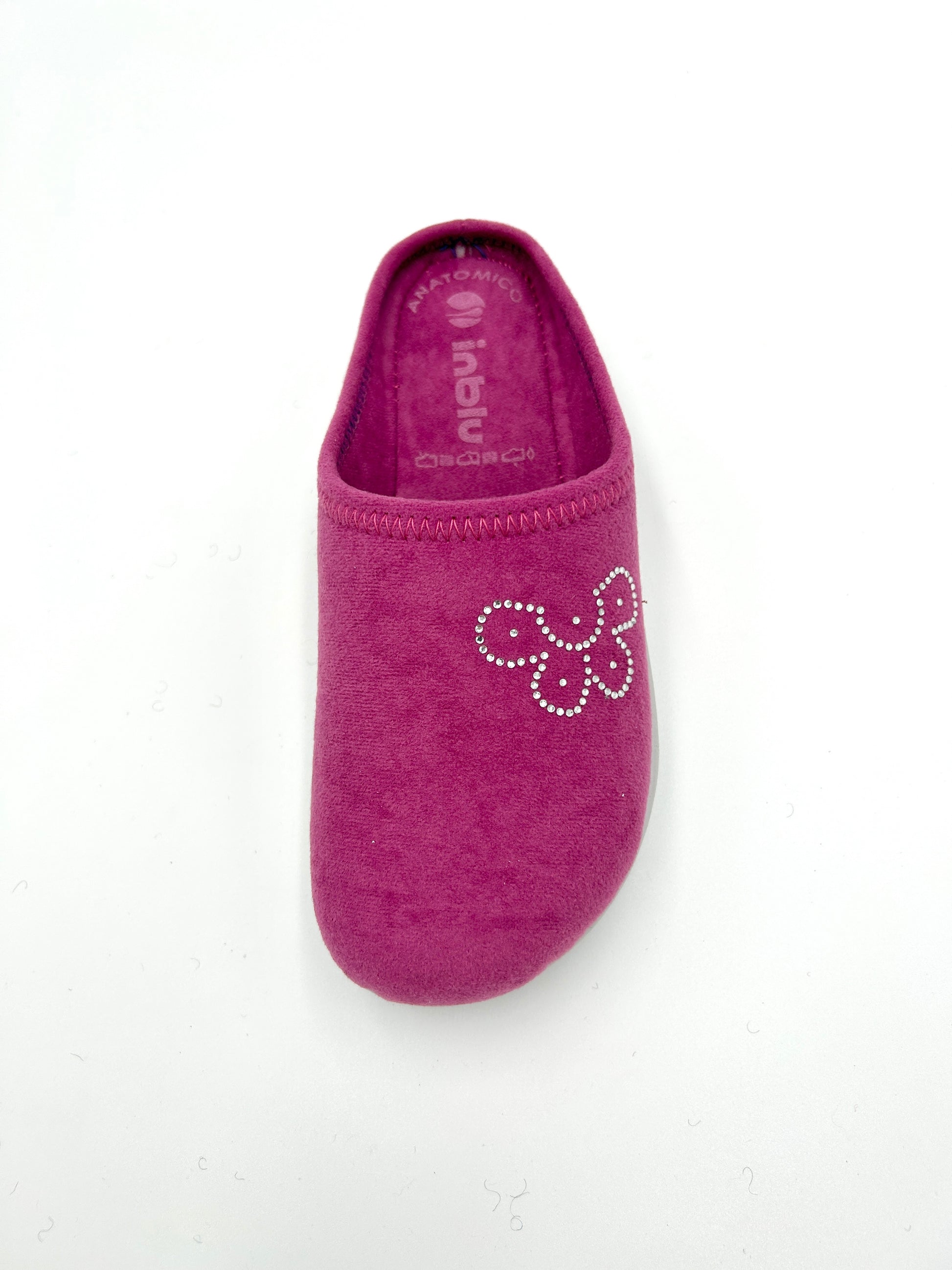 Inblu Pantofola Ciabatta chiusa con applicazioni - rosa e celeste - inblu
