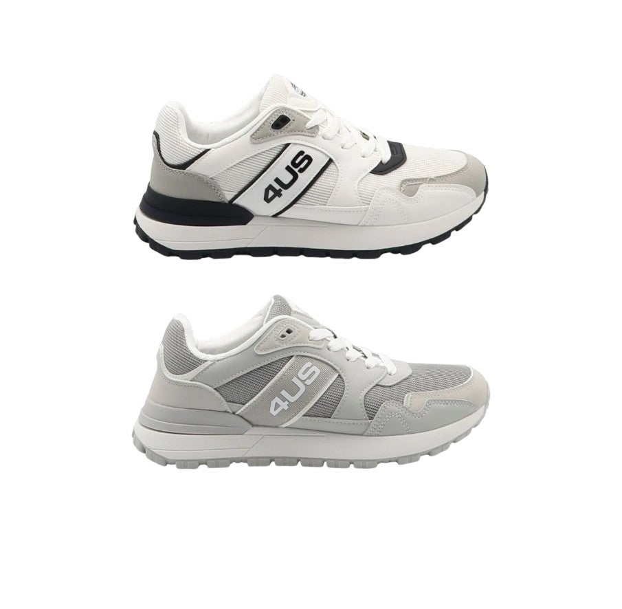 Paciotti 4us Sneakers Snooze / Grey and Black&white - Cesare Paciotti