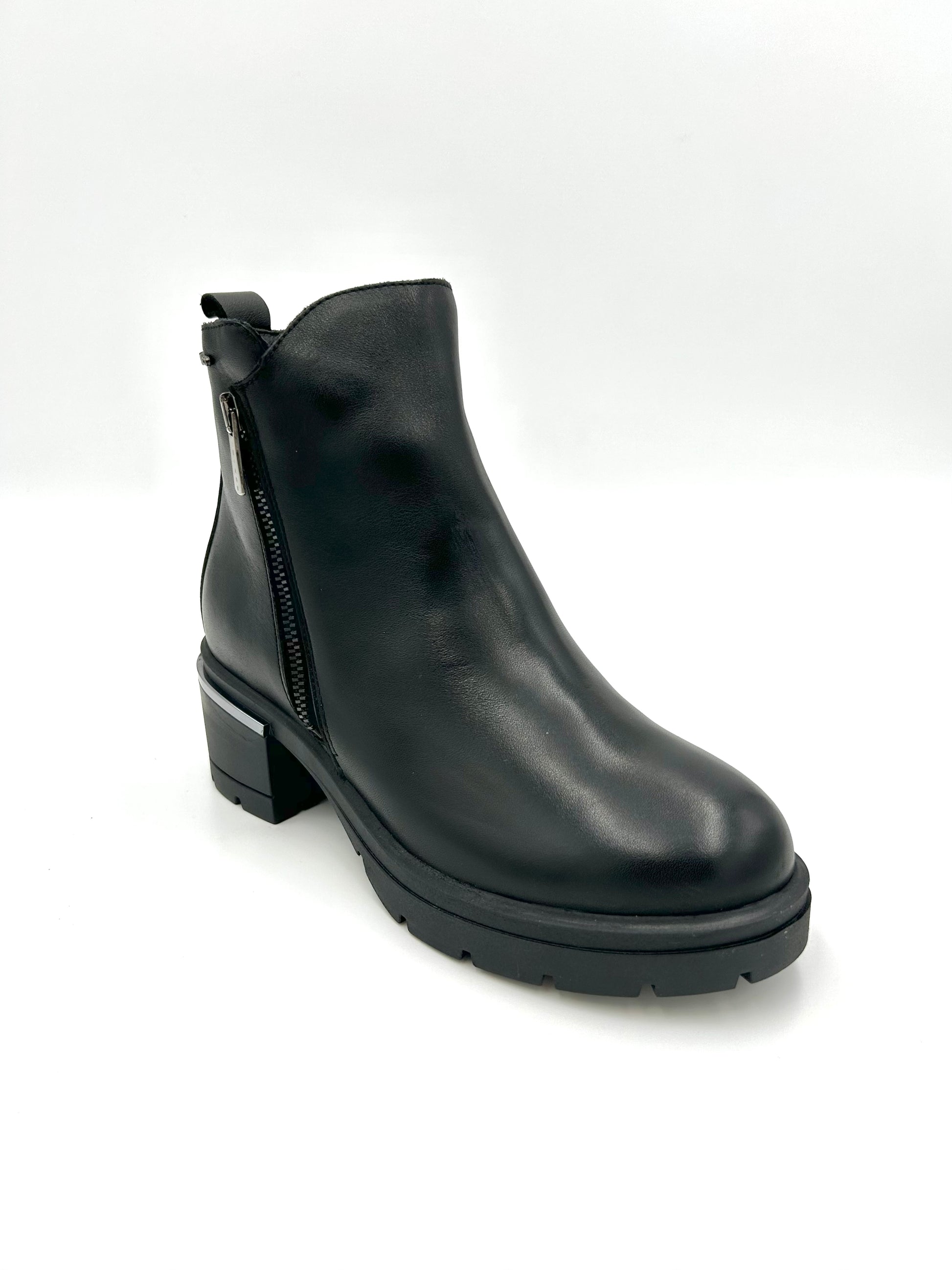 Igi&co Stivaletto Beatles boots donna in pelle - nero - Igi&co