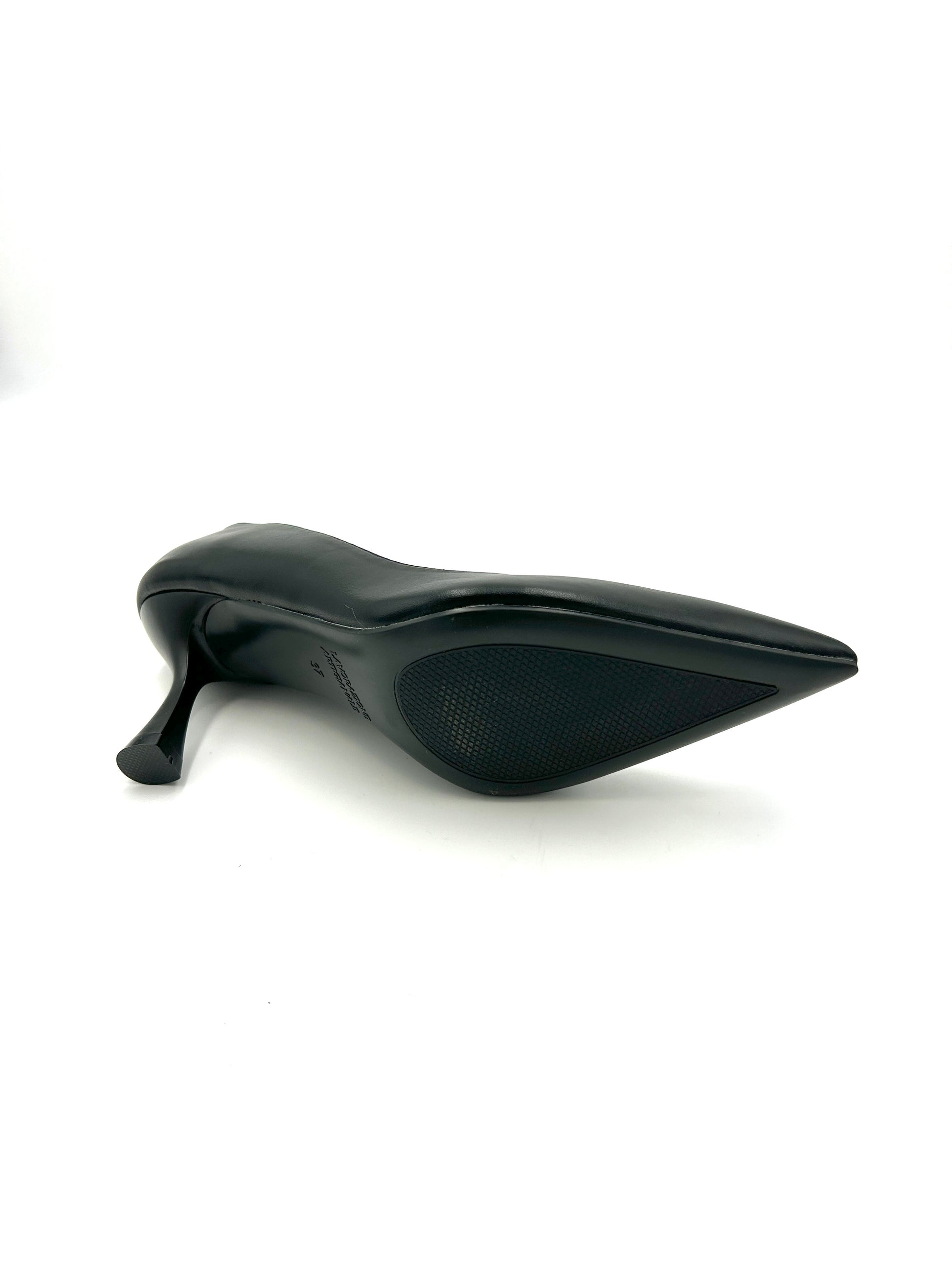 Décolleté da donna, 8 cm / Nude, Nero e Blu (sottopiede memory foam) - crichic
