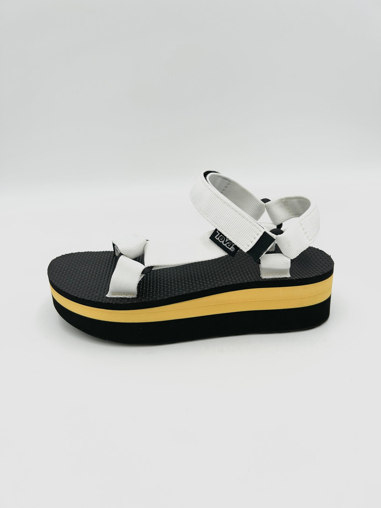 Teva Sandali W Flatform Universal - White/yellow/black - Teva