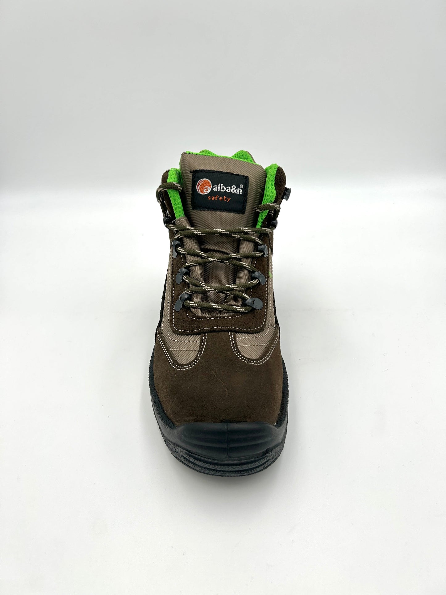 Alba&n safety Scarponcino marrone e verde - Sebastiano Calzature