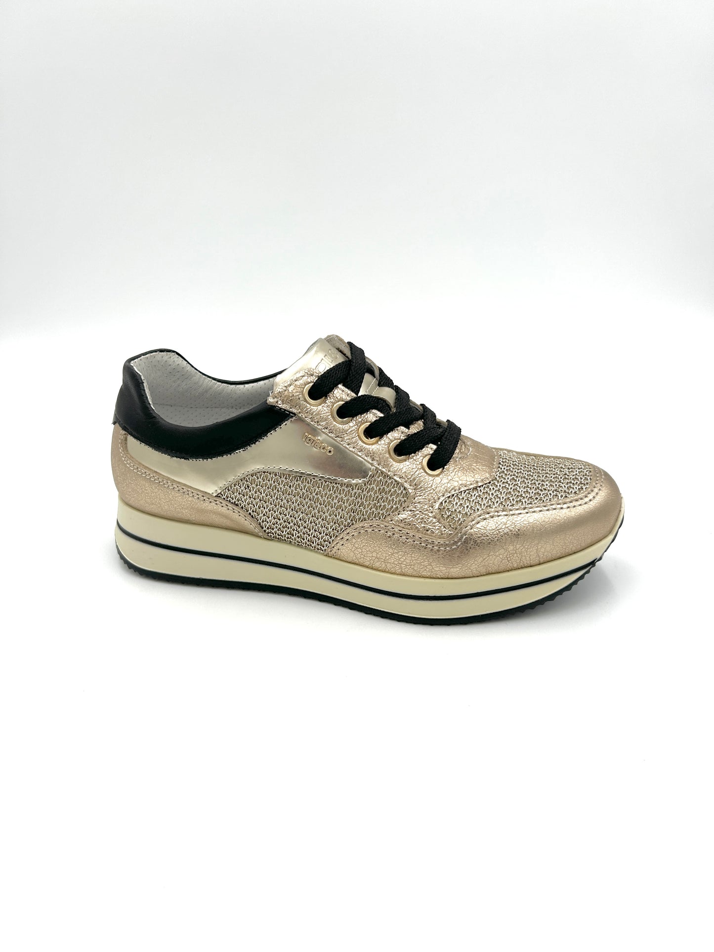 Igi&co Sneakers in rete - dorate (memory foam)