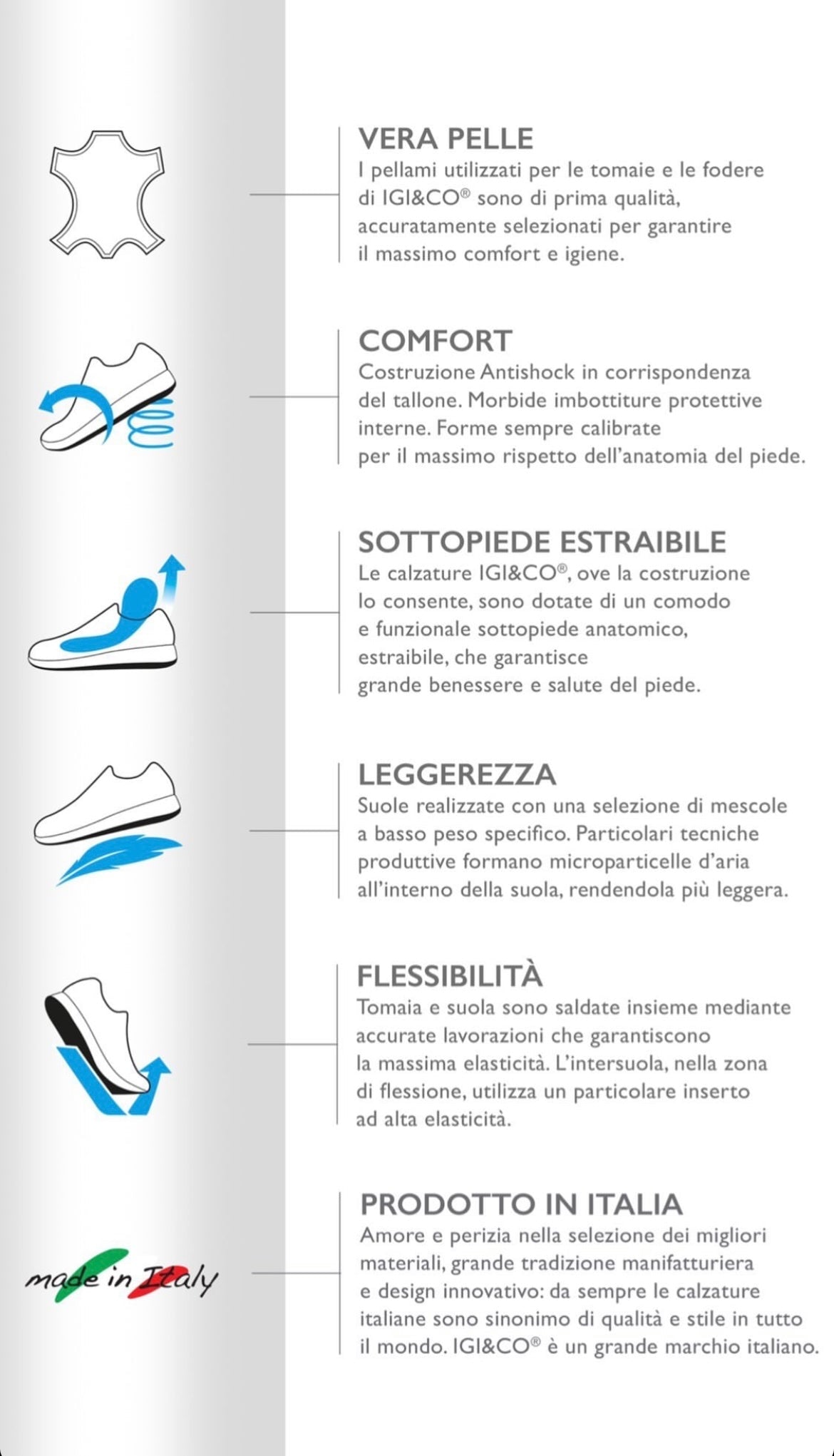 Igi&co Sneakers tessuto traspirante - blu (memory foam) - Igi&co
