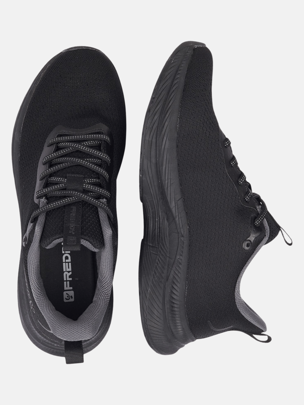 Freddy Sneaker da uomo con lacci , fresca e comoda /Military and Black - Freddy
