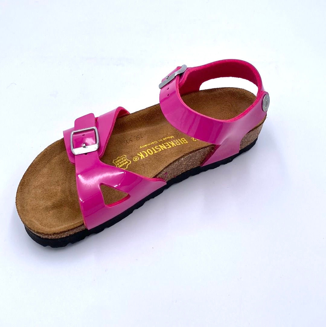 Birkenstock kids Rio patent fuchsia - Birkenstock