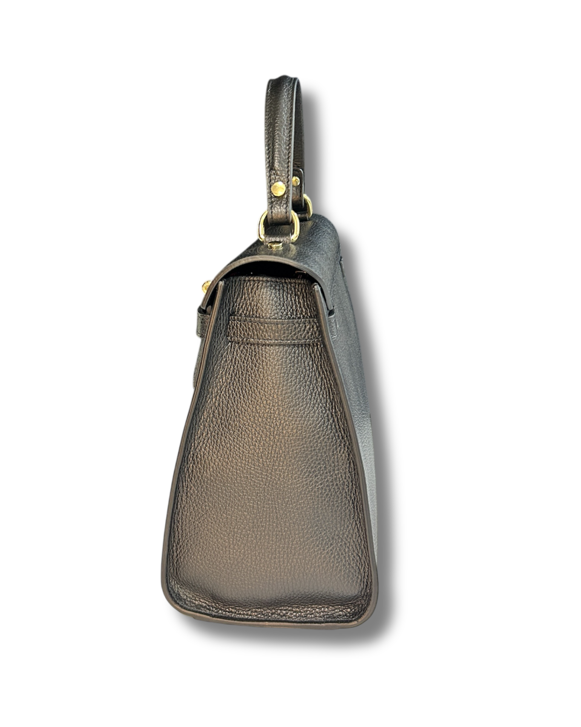 Borsa Made in Italy in Vera Pelle – Misura Grande | Nero - Made In Italy