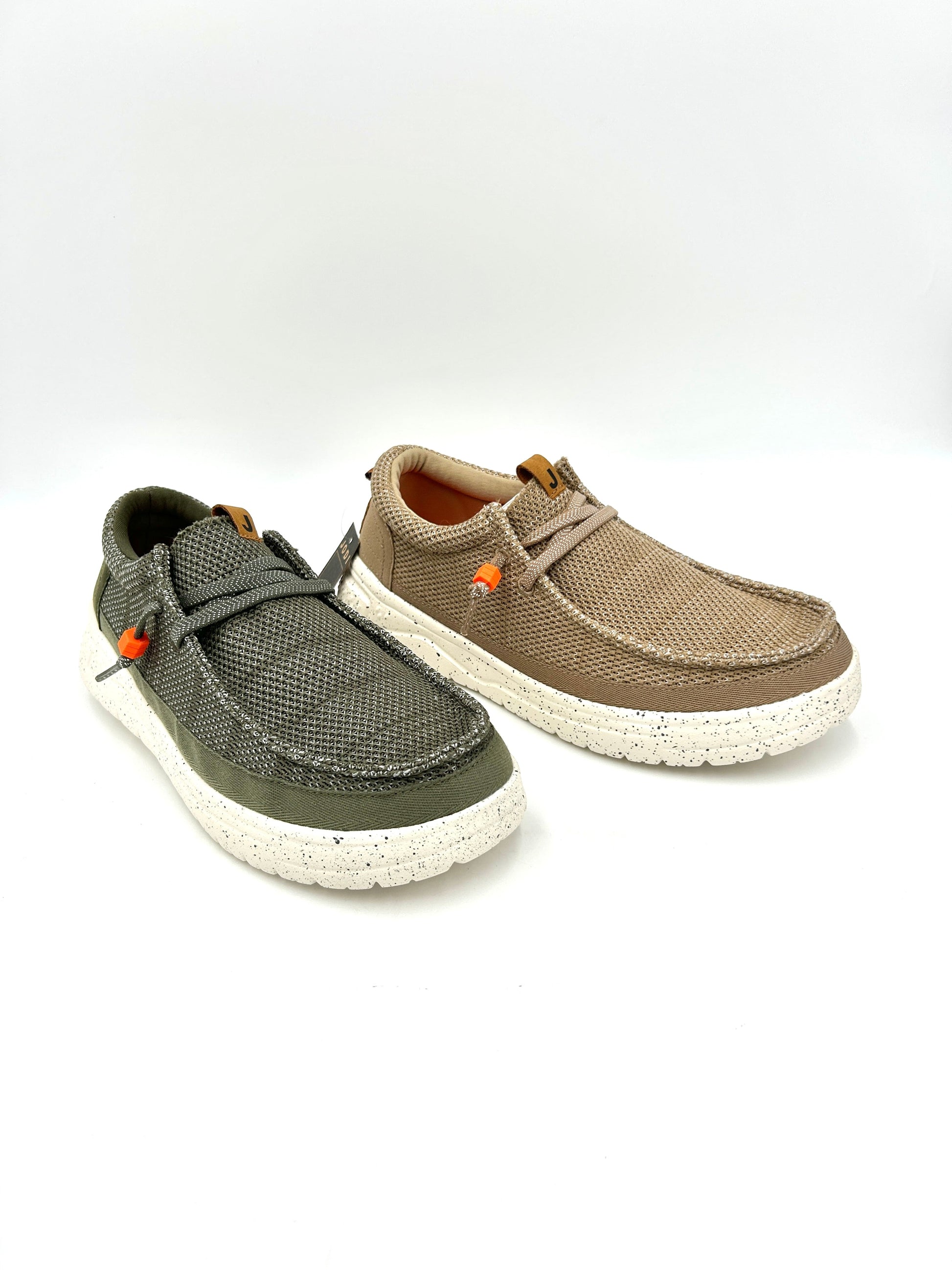 Jodi Scarpe da uomo Slip on fresca e comoda / Marrone e Verde - jodi