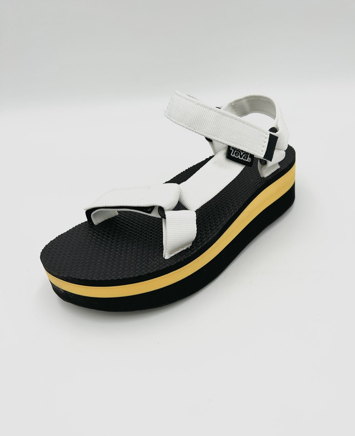 Teva Sandali W Flatform Universal - White/yellow/black - Teva