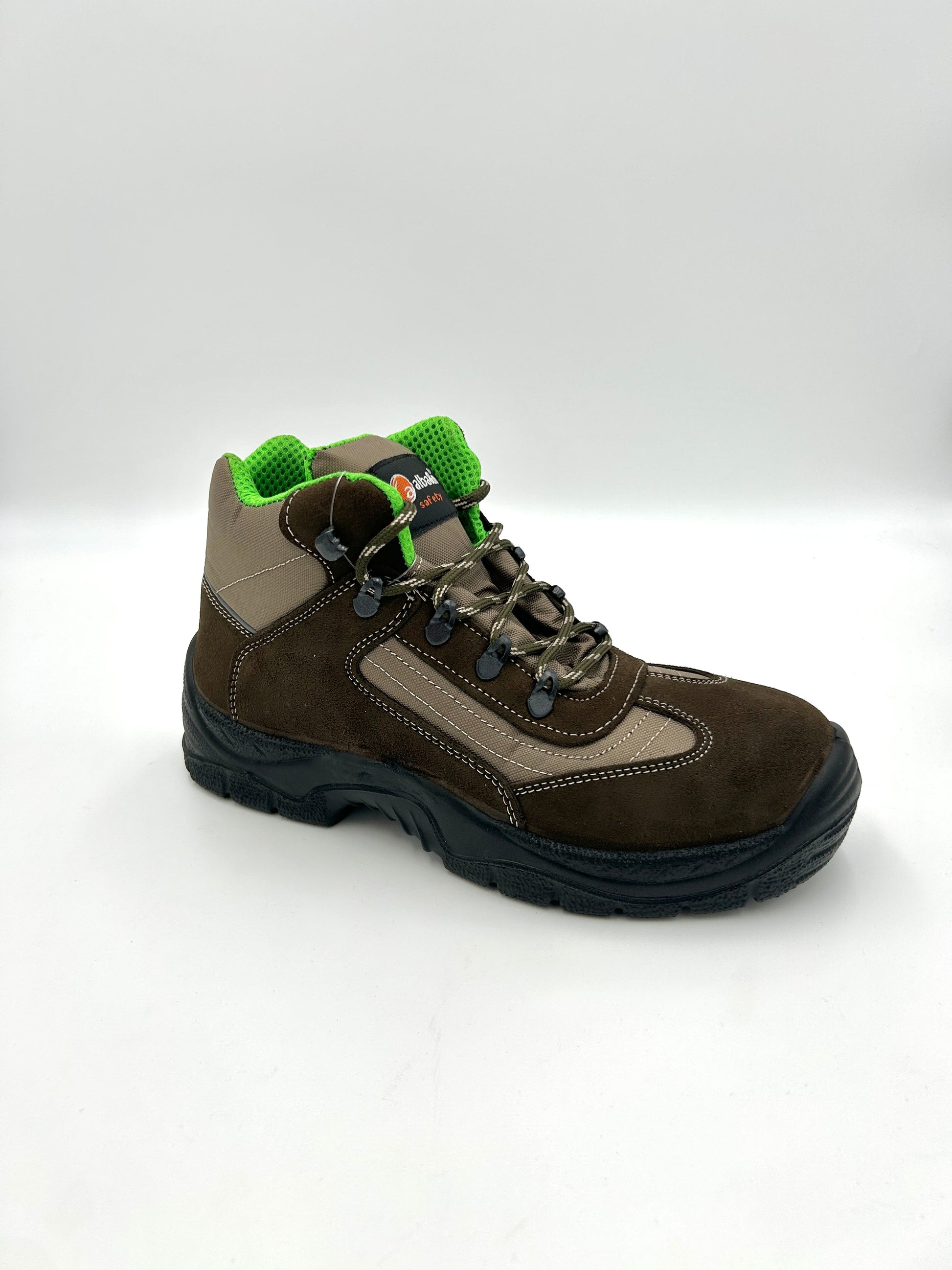 Alba&n safety Scarponcino marrone e verde - Sebastiano Calzature