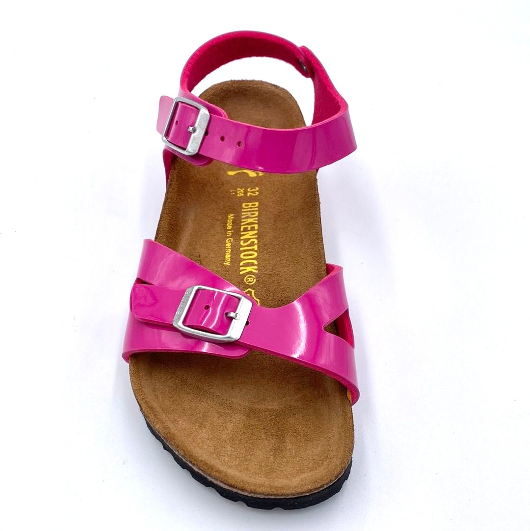 Birkenstock kids Rio patent fuchsia - Birkenstock