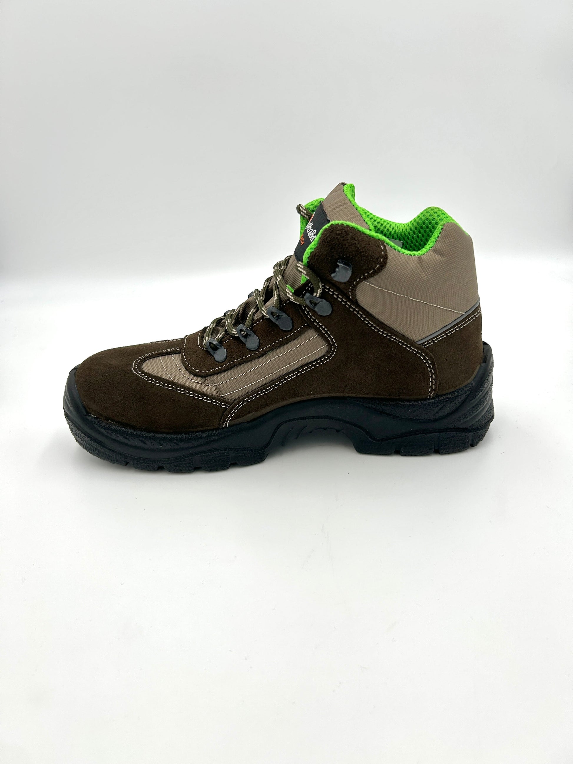 Alba&n safety Scarponcino marrone e verde - Sebastiano Calzature